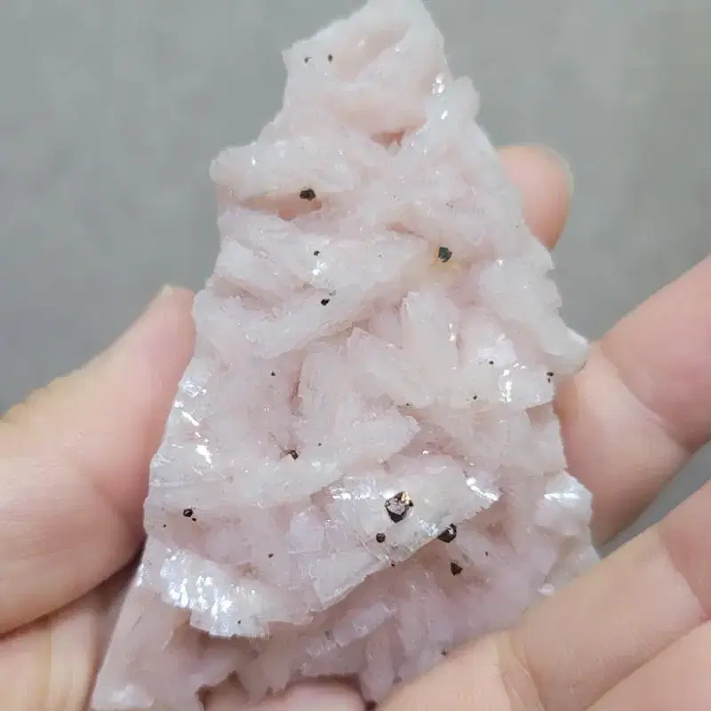 Pink Dolomite with Chalcopyrite