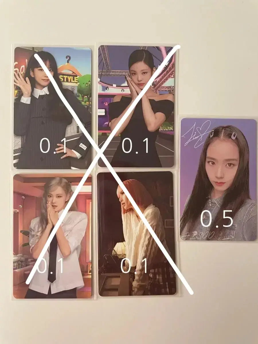 Black Pink the Girls photocard wts sells