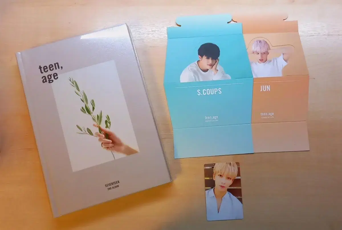 Seventeen Teen E.J. Parkhwa album jeonghan