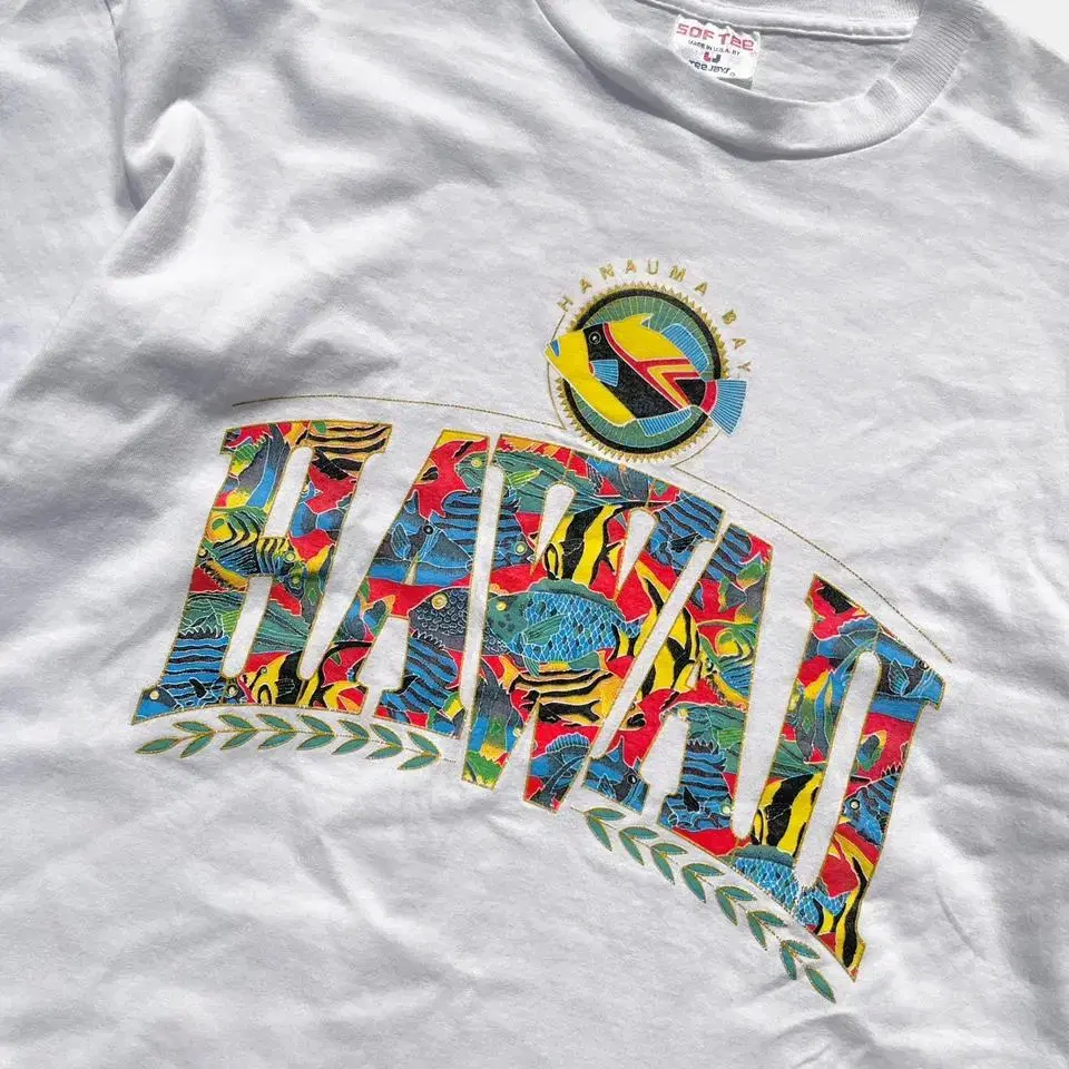 1990s hawaii hanaum bay t shirts