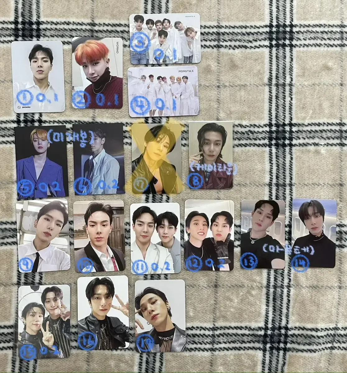 Monsta X, Arc > Photocard