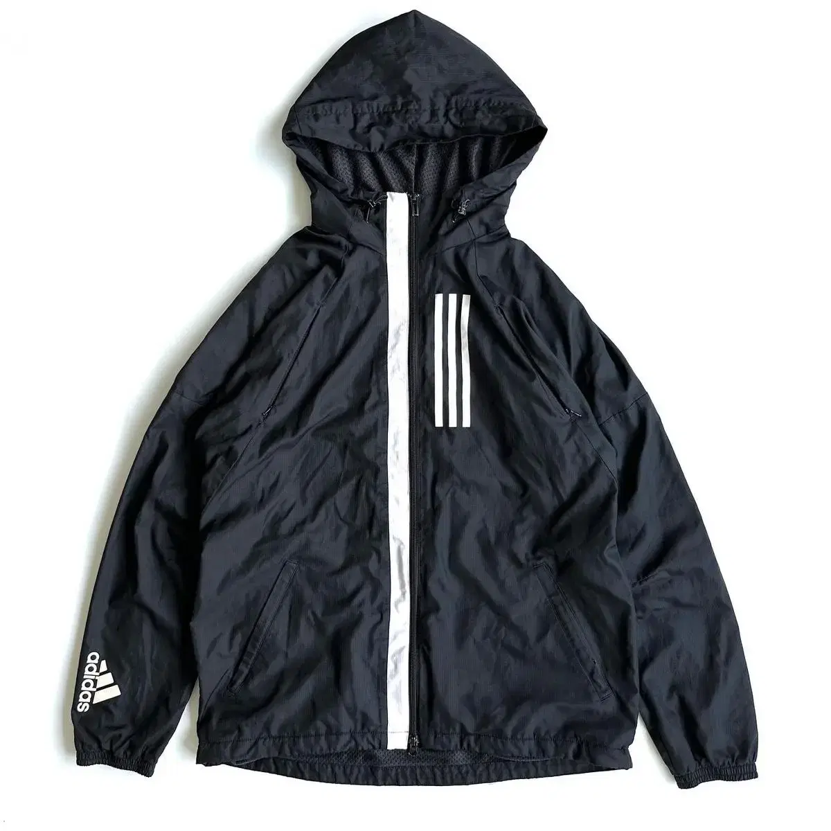 Adidas 3-Stripes Pullover Hooded Jacket