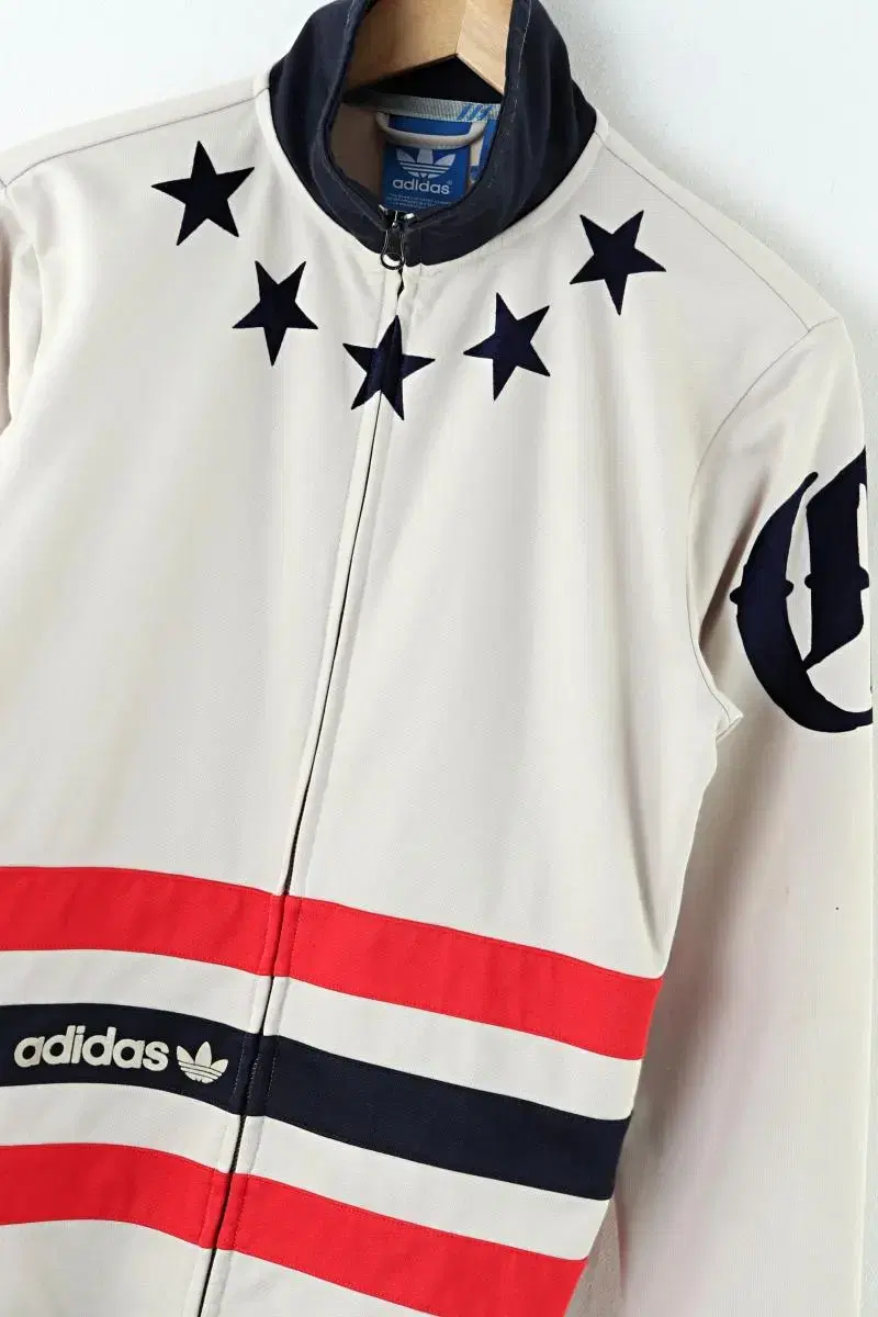 (L) Adidas Zip Up Jersey Tracktop Unique limited edition Old School Iovintage