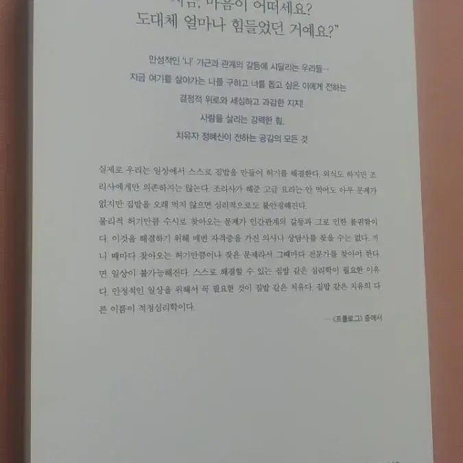 당신이 옳다ㅡ정혜신의 적정심리학