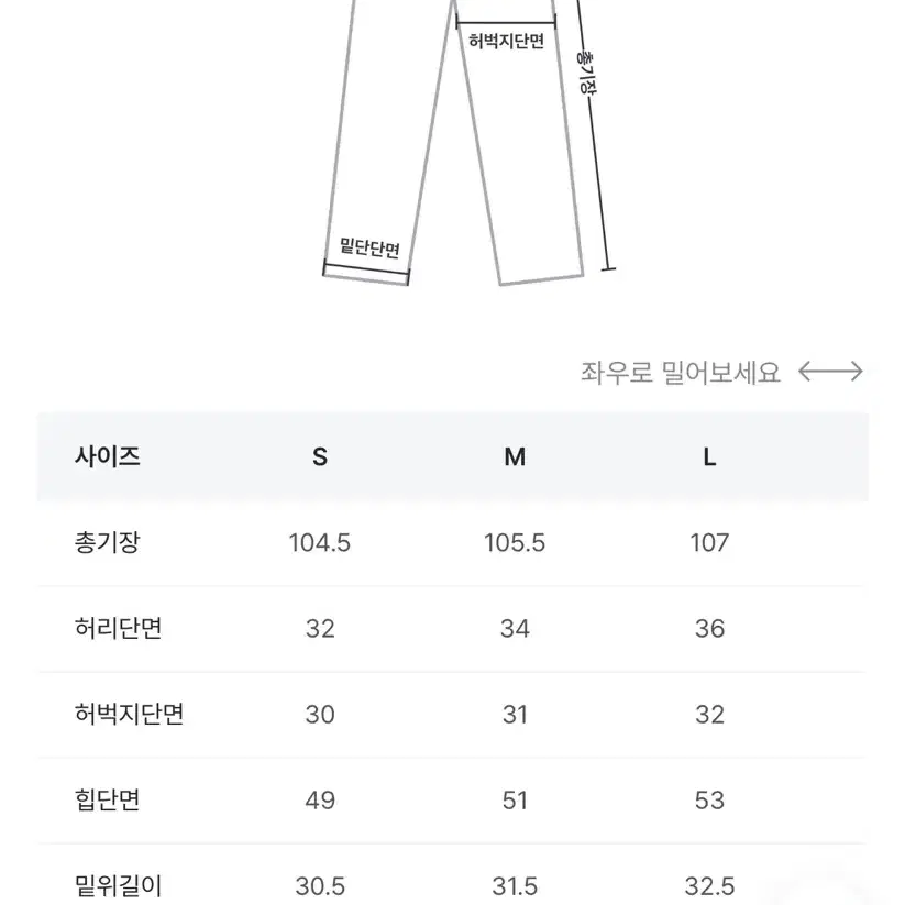 바온 빈티지 워싱 데님팬츠 진청바지