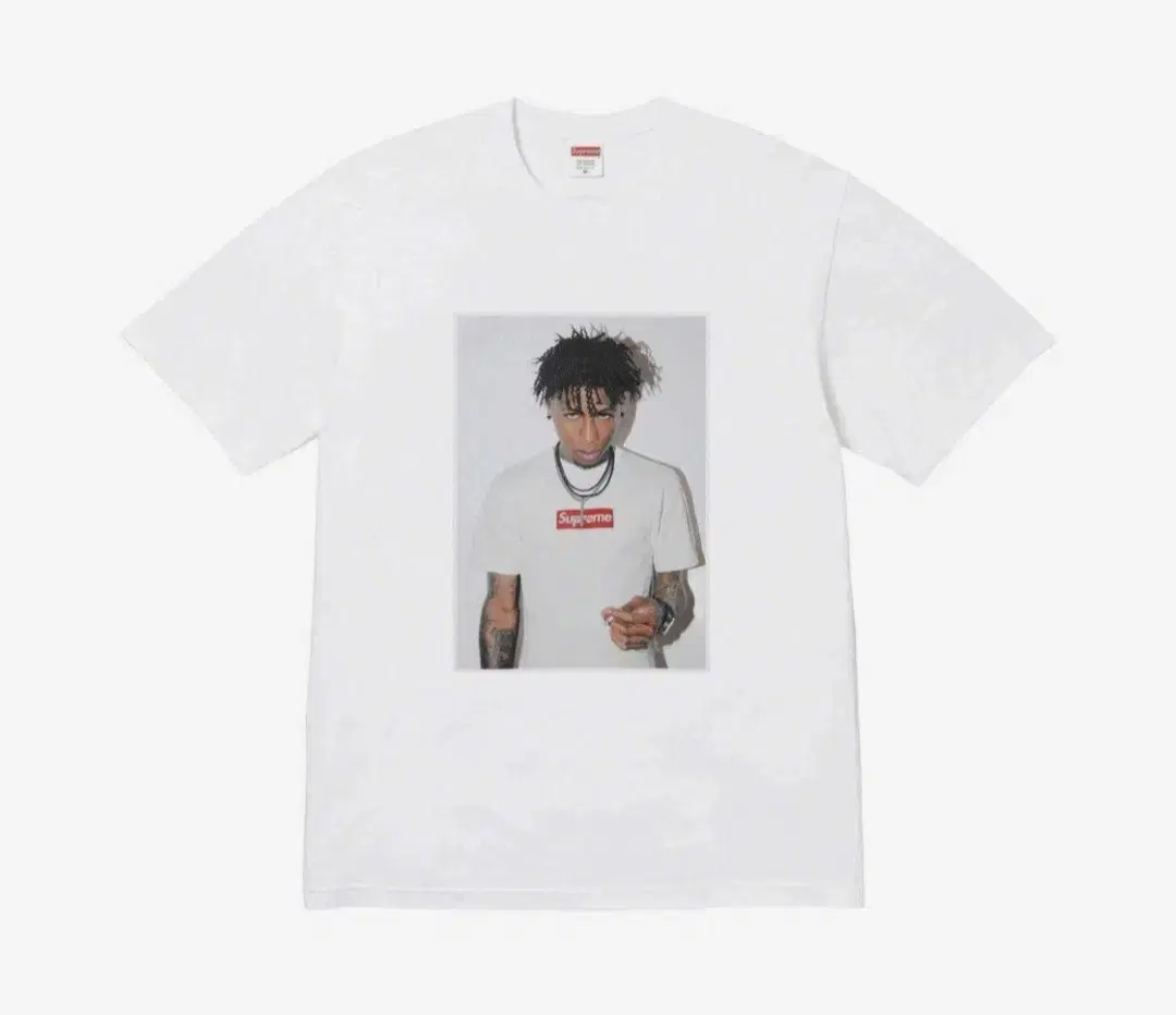 [S] Supreme NBA Youngboy T-Shirt White