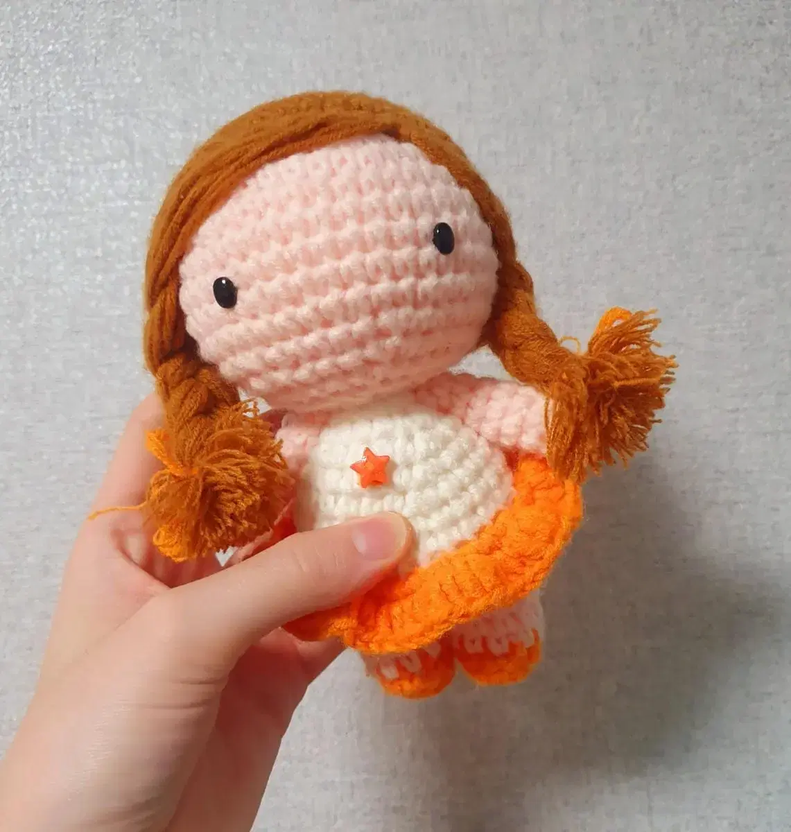 Handmade knitting doll sells!