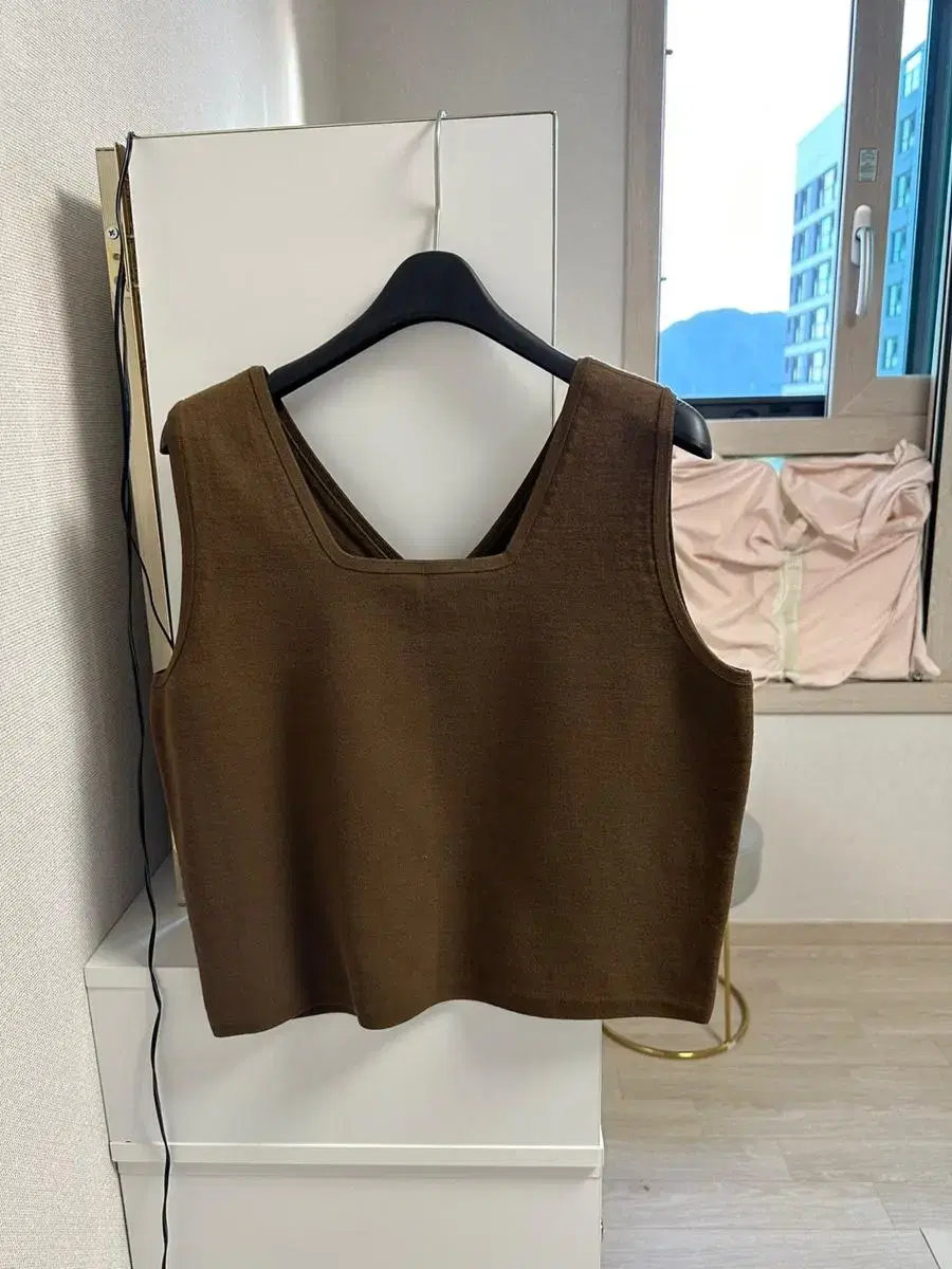 thecashmere Knit Vest Brown(85)