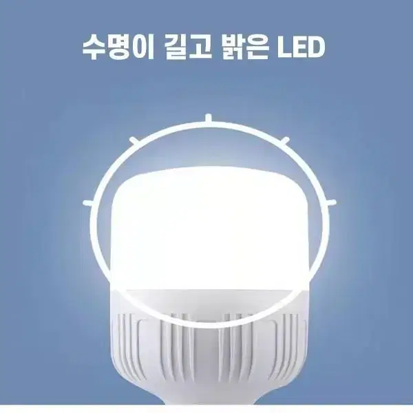 LED 다용도 야외용  충전랜턴 전구