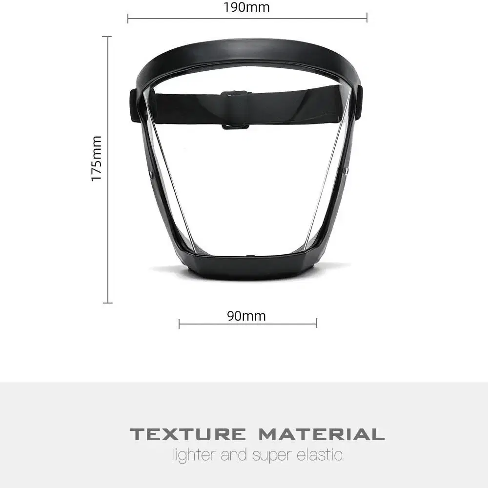 다용도 안면 전체 보호 고글  보안경 마스크 필터 탈부착 가능