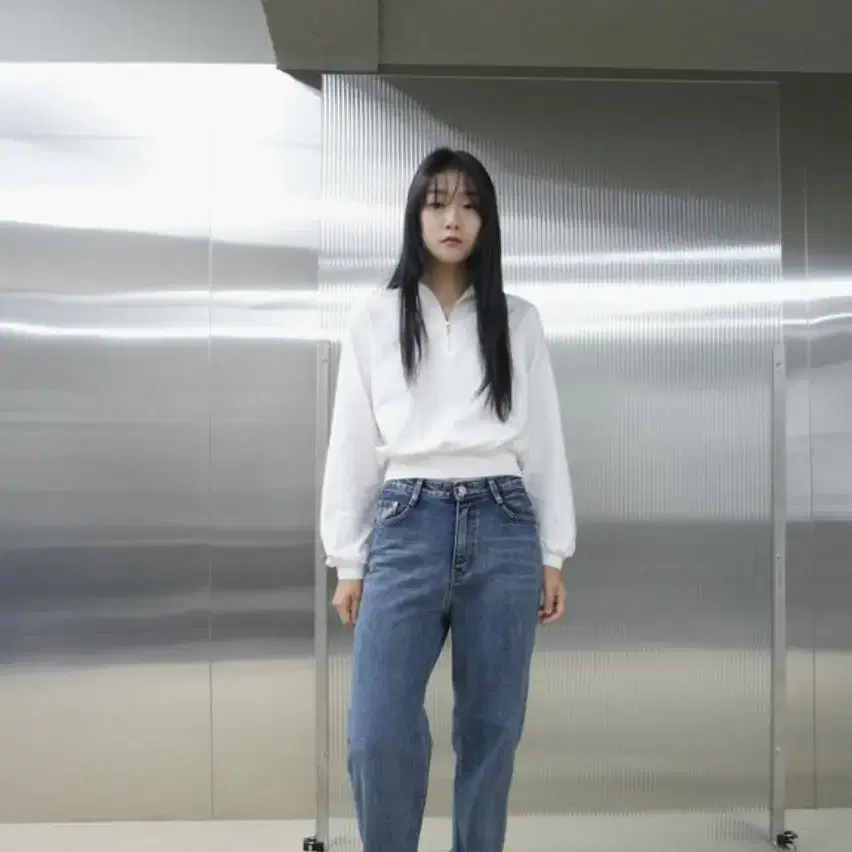 에프터먼데이 basic regular jean(진청)