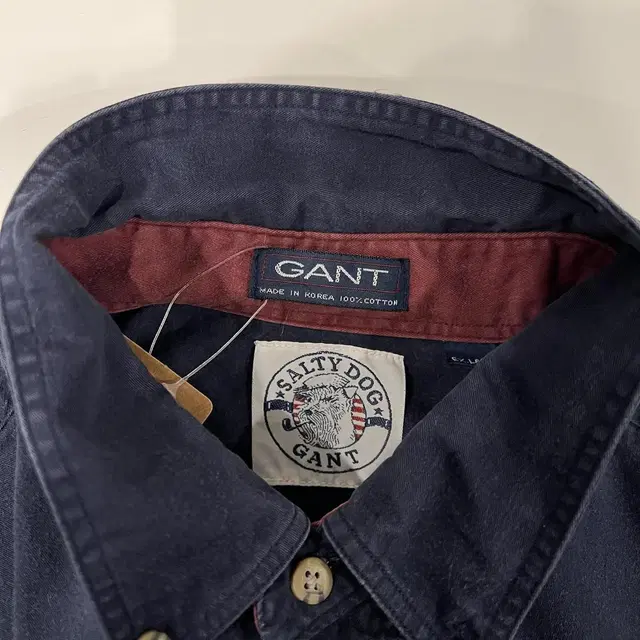 90s Gant 간트 월계수 로고 코튼 셔츠