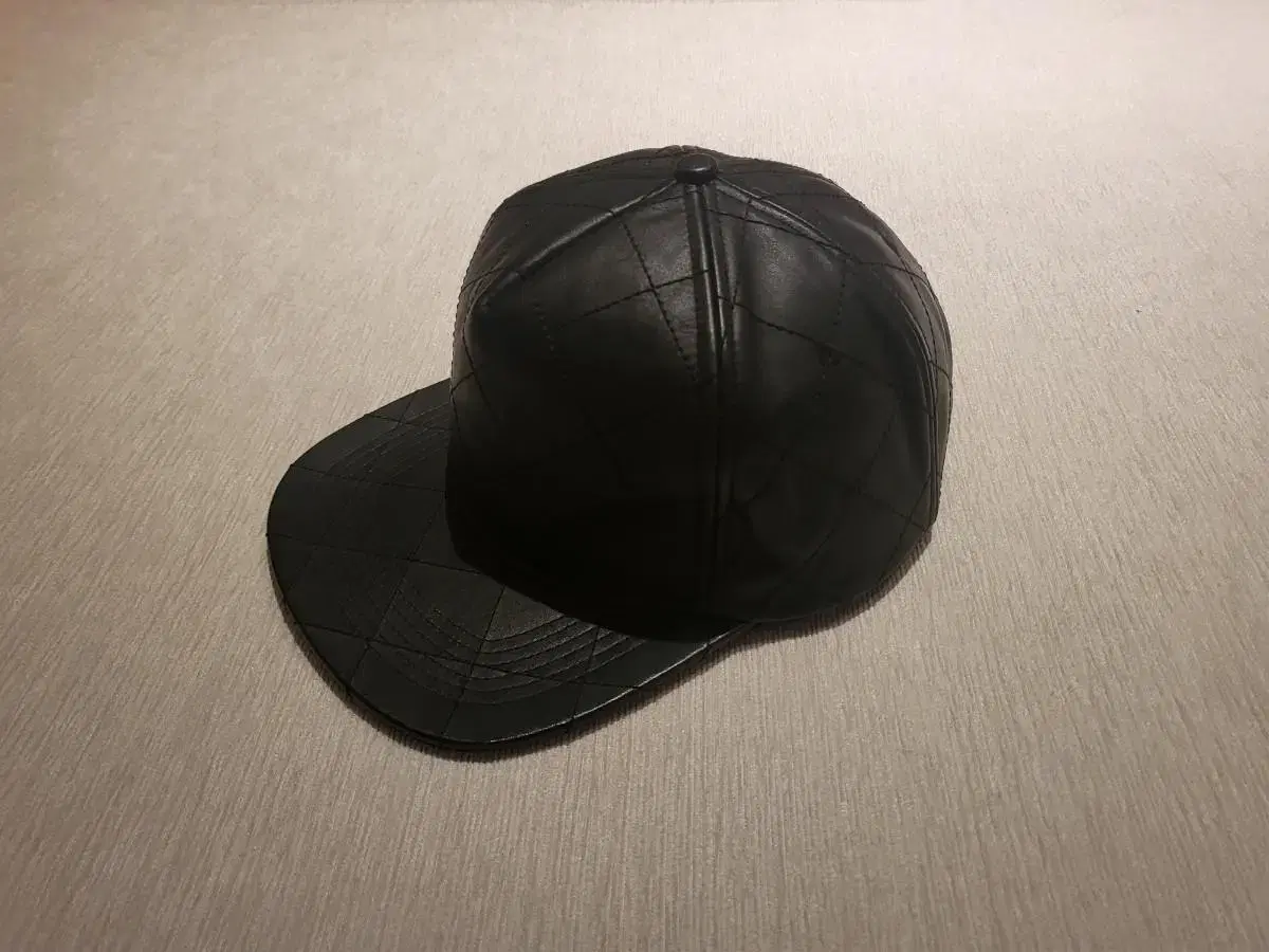 stampd la lamb skin leather snap-back