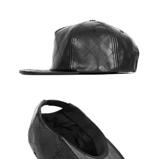 stampd la lamb skin leather snap-back