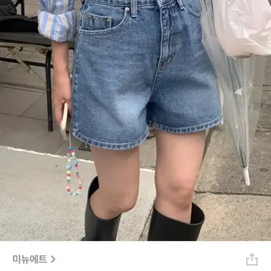 미뉴에트 matis denim 데님반바지 청반바지