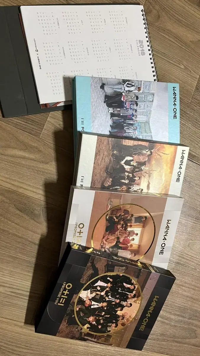 Wanna One unsealed albums