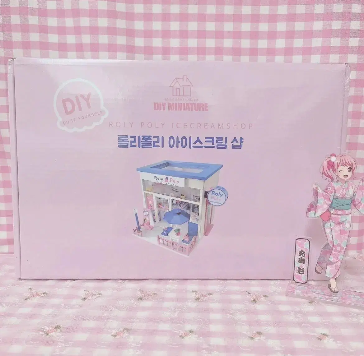 롤리폴리 아이스크림 샵 DIY 미니어쳐 세트