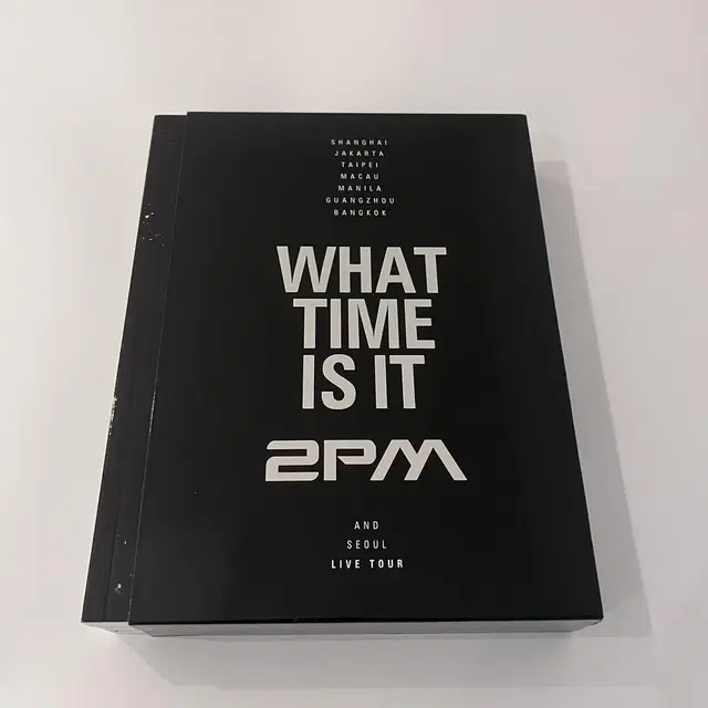 2pm 투피엠 왓타임이즈잇 콘서트 DVD 포토북 준호