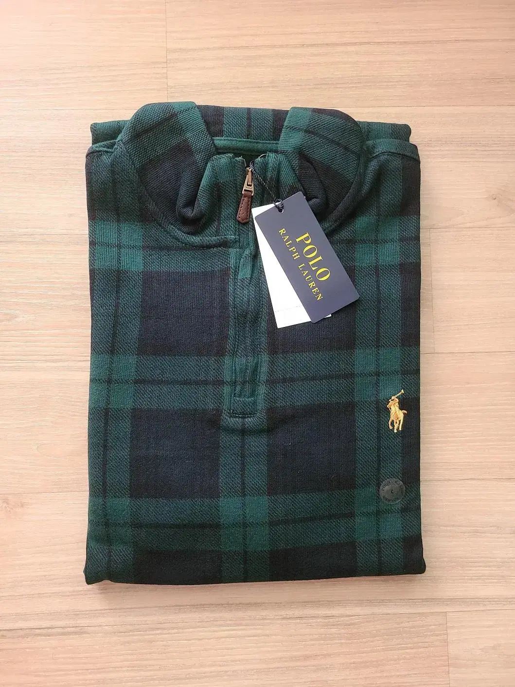 [Genuine/New] Polo Ralph Lauren Tartan Blackwatch Pullover Half-Zip Up Quarter-Zip Up