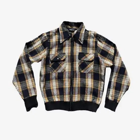 Vintage check shirts jacket