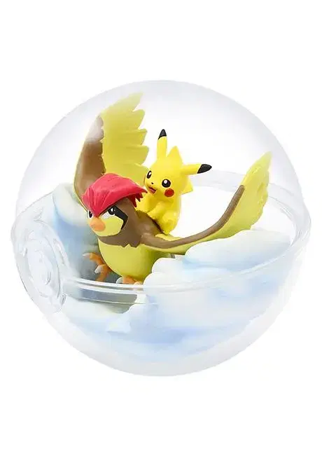 Pokemon Resin Terrarium 5th Edition Figures (Pidgeot & Pikachu)