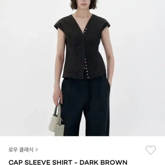 로우클래식 cap sleeve shirts