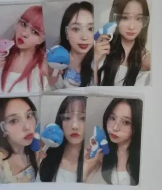 Makestar nmixx water glasses water gun unreleased photocard set