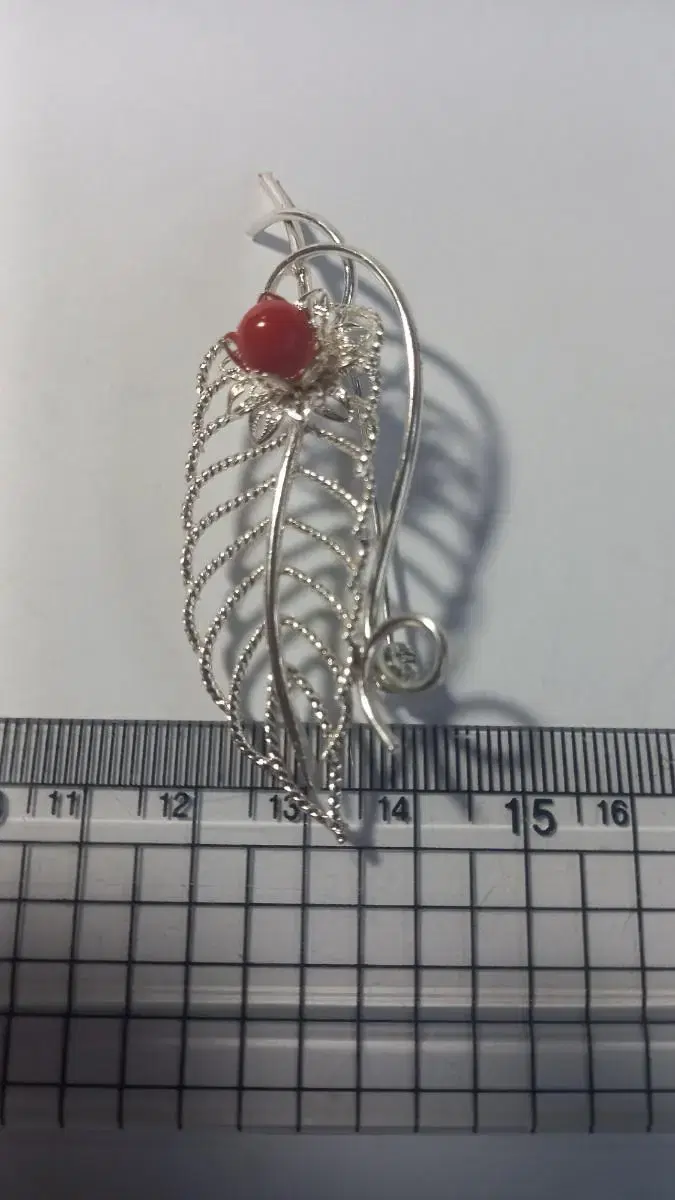 Akka Red Coral 1 Piece Brooch