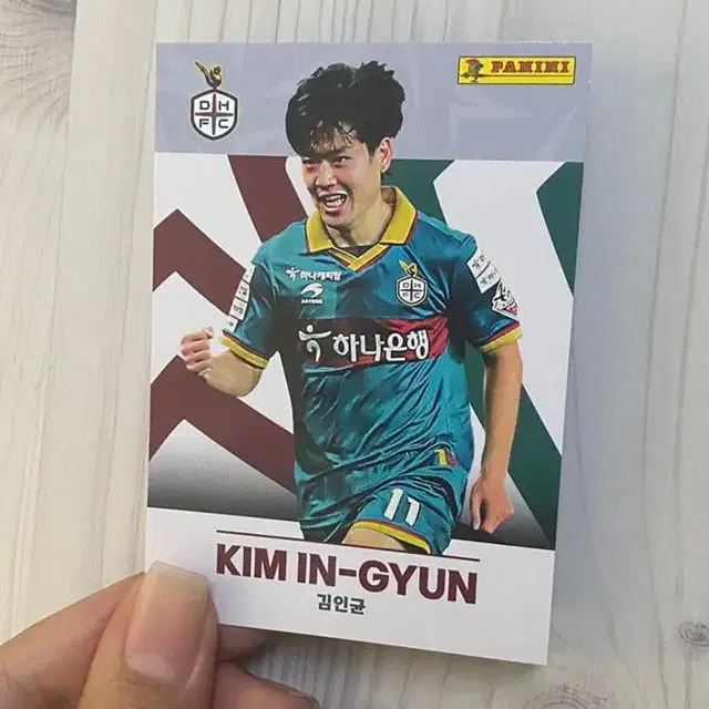 k리그 파니니 축구카드 김인균