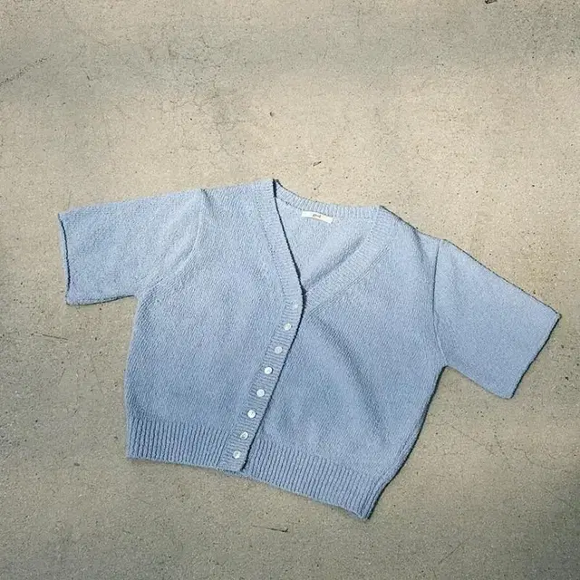 샵게드 크롭 가디건 ged crop cardigan 블루 m