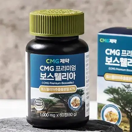 차병원 CMG제약 프리미엄 보스웰리아 1000mg x 60정(60g)