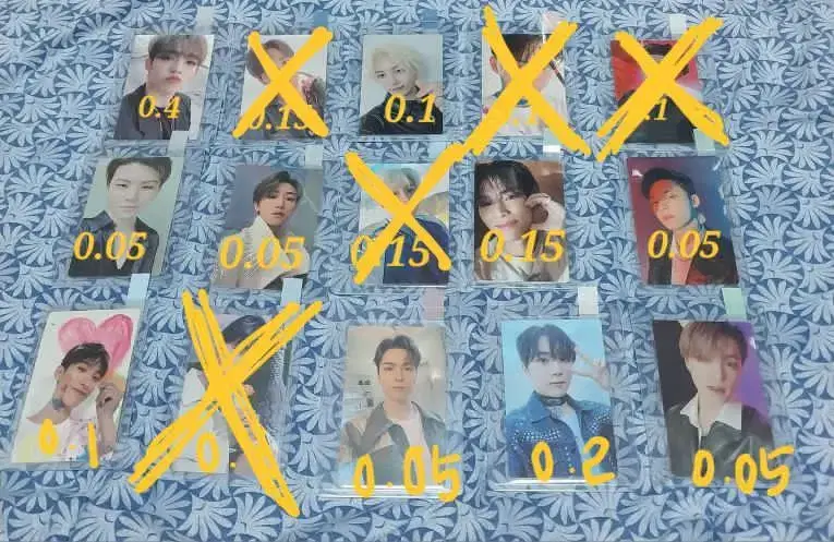 S.Coups jeonghan jun the8 wonwoo mingyu seungkwan vernon Photocard