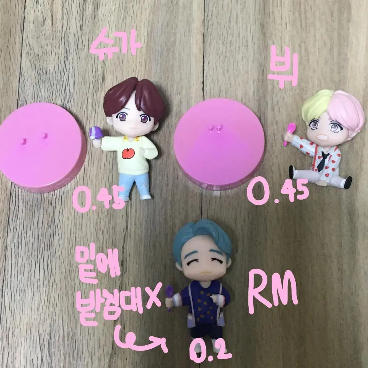 BTS bts v Taehyung suga Namjoon RM Baskin Robbins limited edition Figures