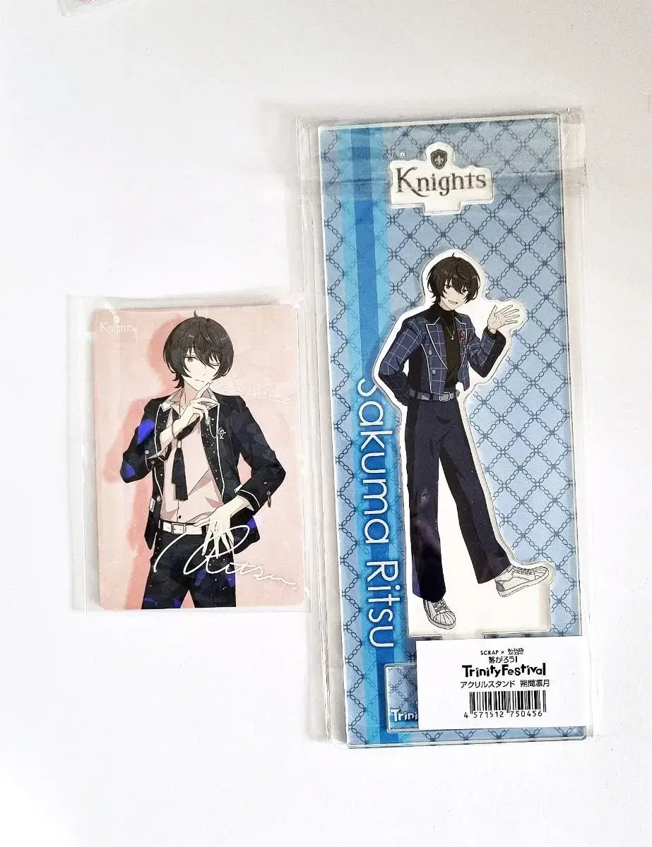 SuddenlyEnsemble Stars Sakumaritsu Trinity Acrylic/Rubber Liner Photo Card/Single 3rd Edition