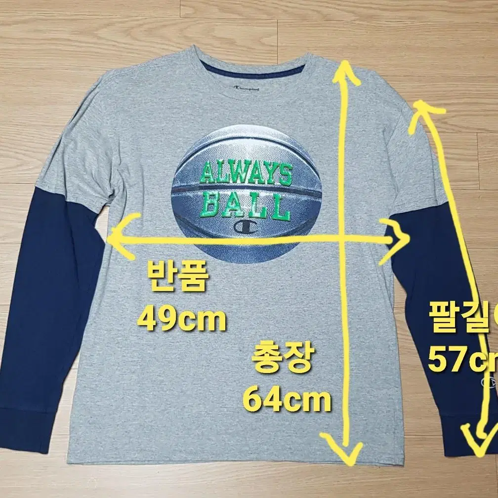 챔피온 긴팔티셔츠 95-100