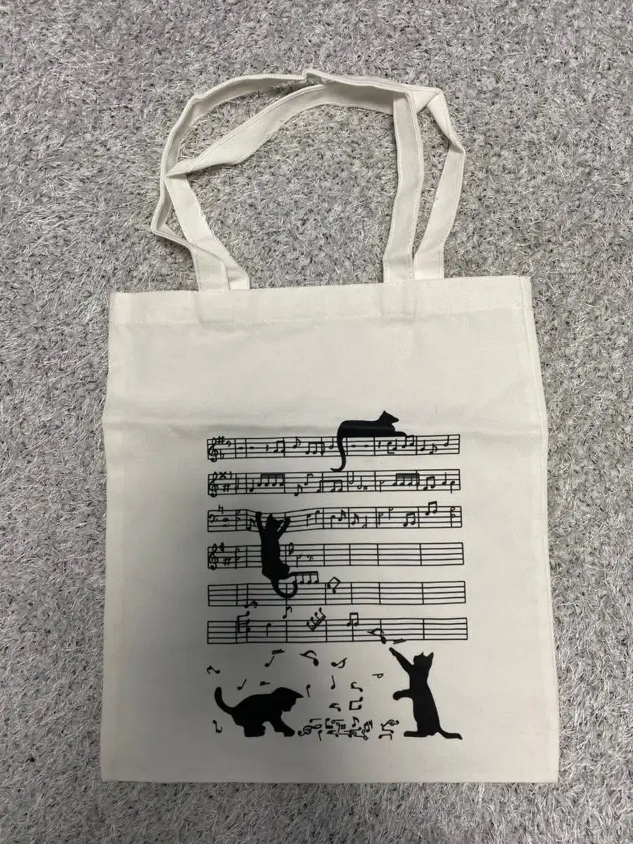 NEW*Daily Musical Score Cat Eco Bag