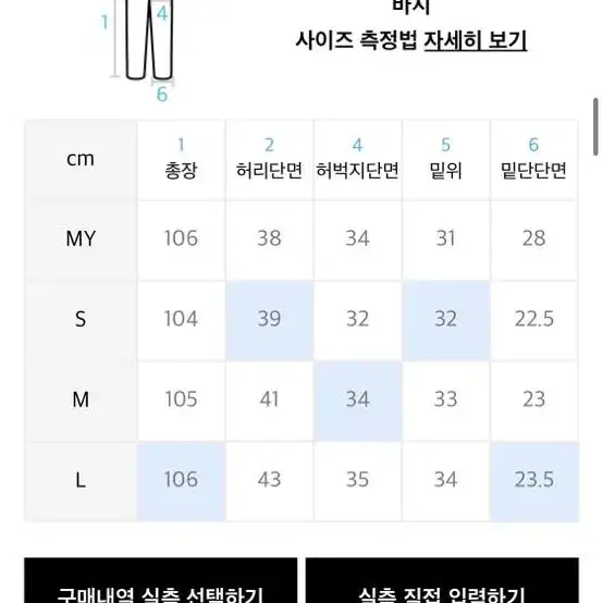 노매뉴얼 S.L 팬츠 급처