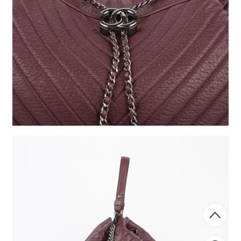 샤넬 쉐브론 드로스트링 버킷백 라지 23번대 사진 3