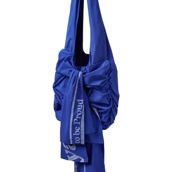 더오픈프로덕트 RUCHED TRAINING BAG, BLUE 가방