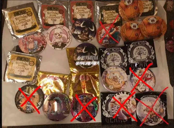 ONEPIECE birthday can badge, Gear5 Nika can badge