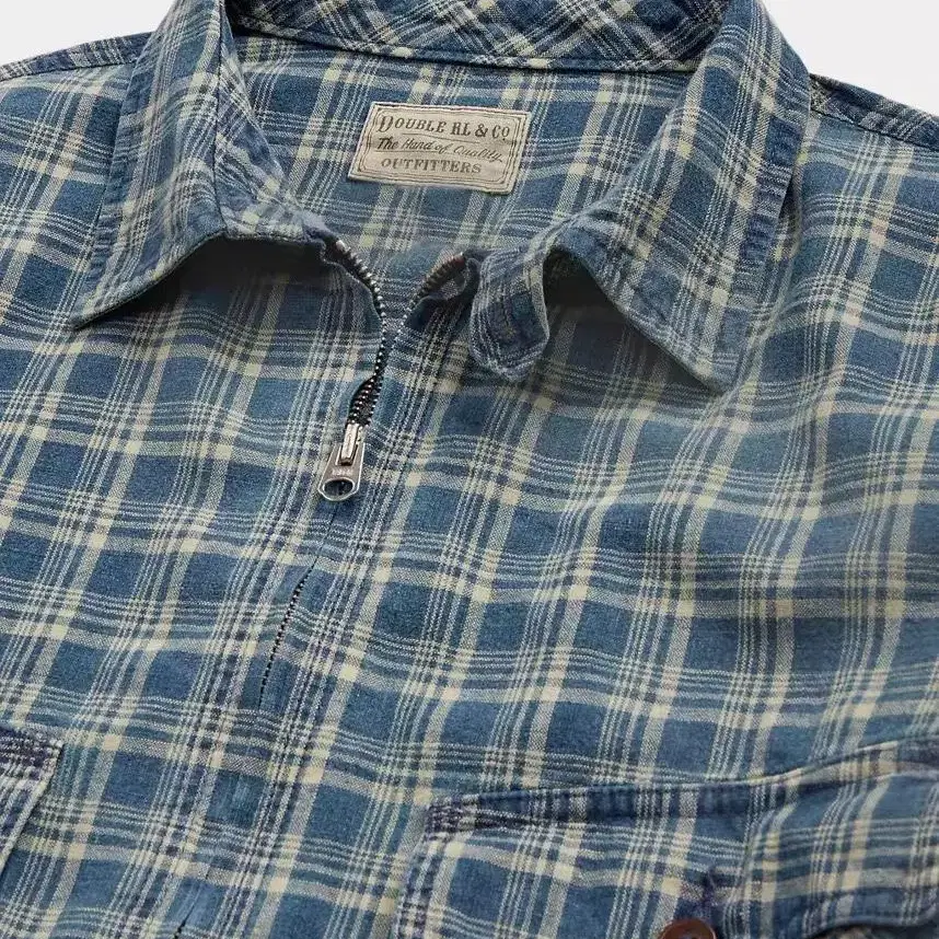 특가!!!RRL Indigo Checked Jacket