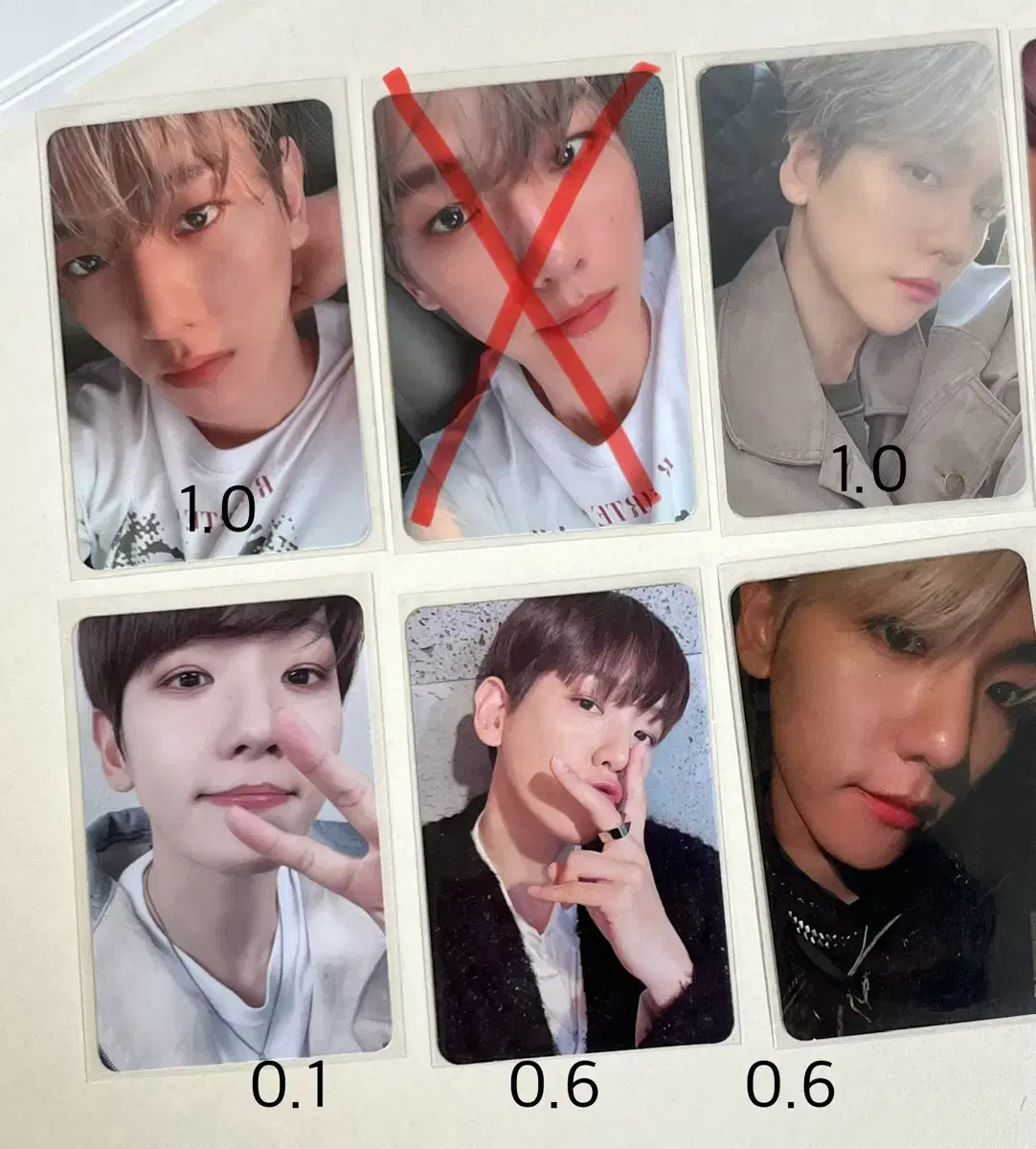 EXO baekhyun Creamsoda SuperM photocard Unsealed album wts