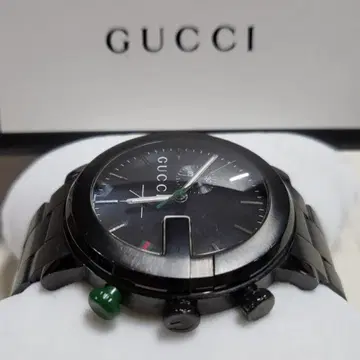 Gucci G-Chrono Black PVD Mens Watch YA101331