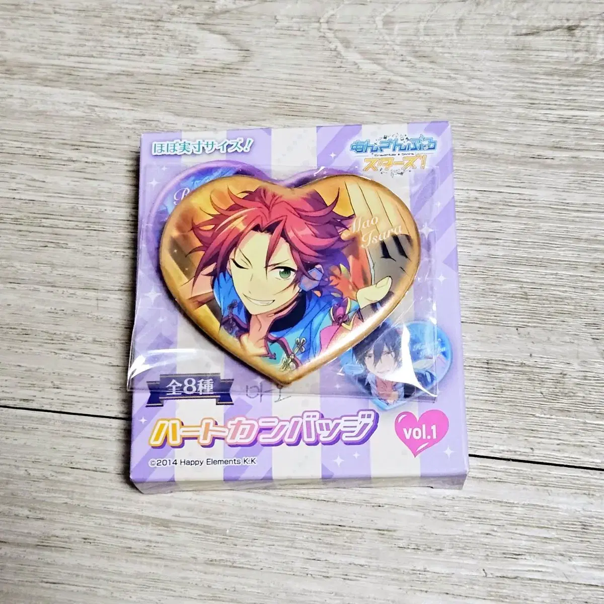 Angsta Heart Can Badge Torupaka Isara Mao