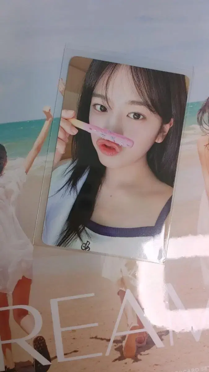 ive ahn yujin photobook with muu unreleased photocard for sale