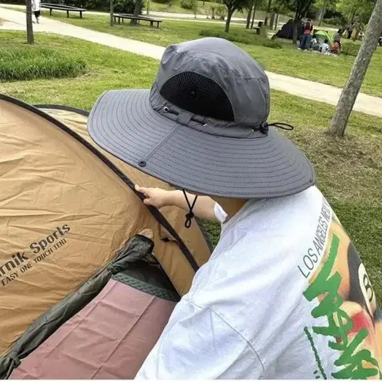 자외선차단 챙 아웃도어 낚시 모자 등산모자 베이지