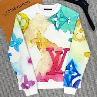 Louis Vuitton Watercolor Giant Monogram Sweatshirt