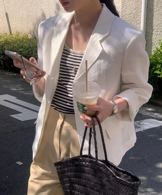 미뉴에트 Vasel linen jacket