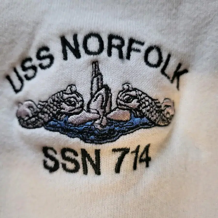 미해군 USS Norfolk 잠수함 스웻셔츠