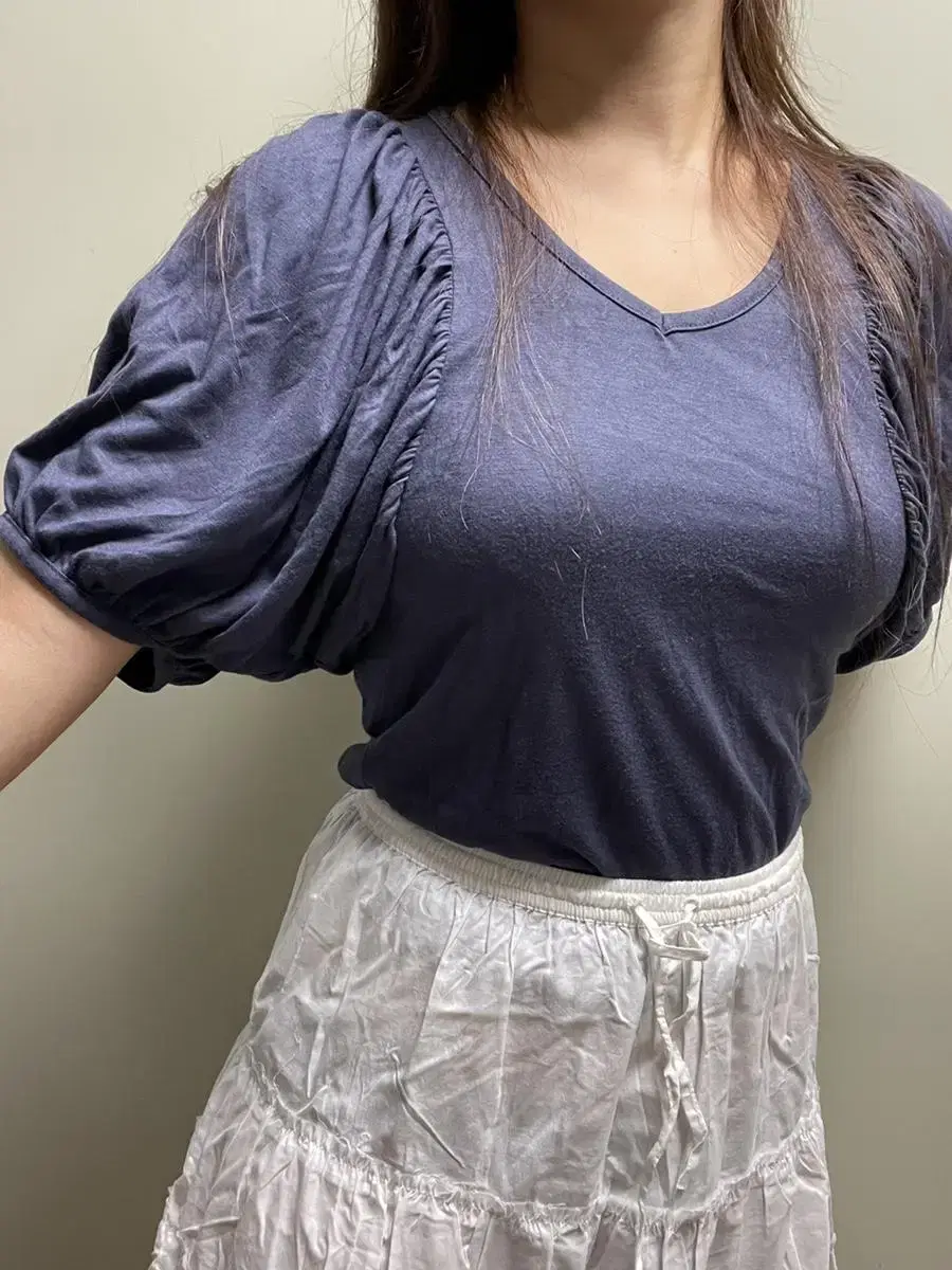 vintage puff top